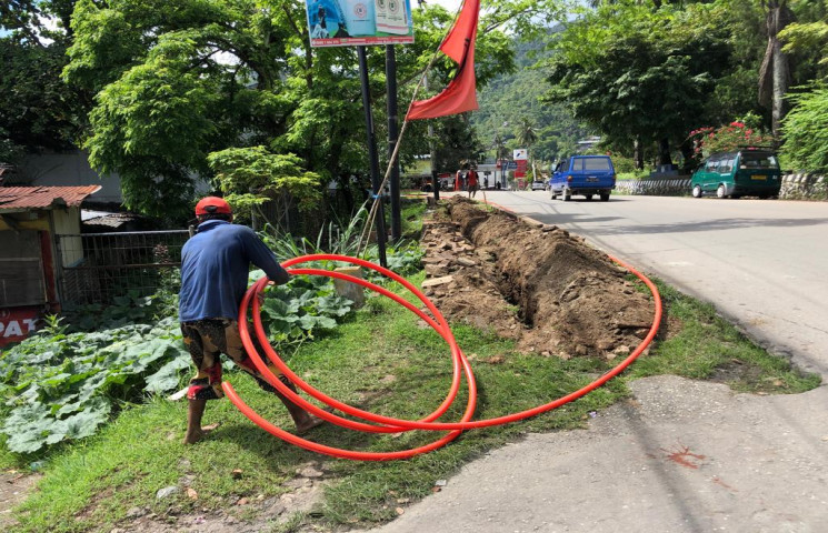 Bekas Galian Kabel Optik Wajib Jangan Ditelantarkan